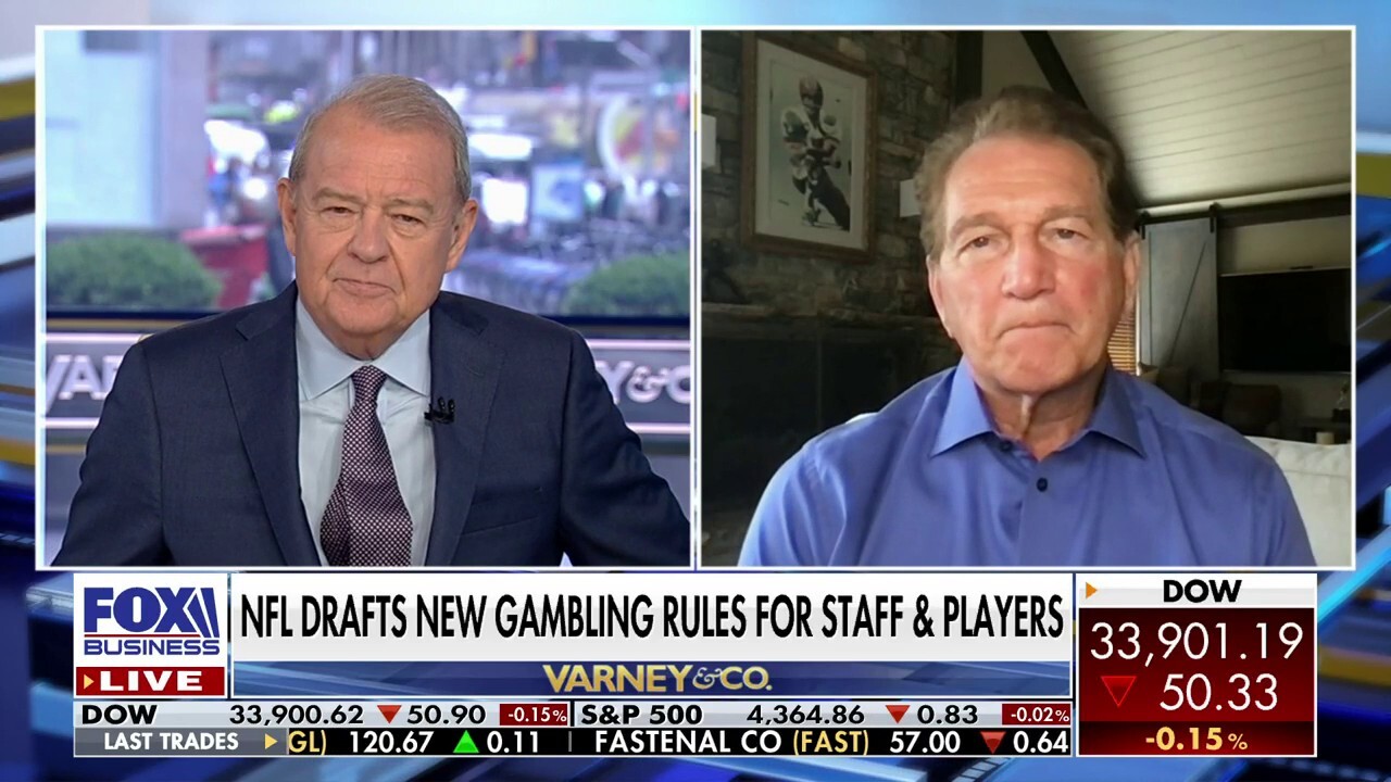 NFL legend Joe Theismann joined ‘Varney & Co.’ to weigh in on the NFL’s new gambling policies that were specifically designed for staff and players. 