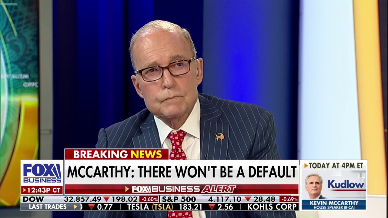 FOX Business host Larry Kudlow joined ‘The Big Money Show’ to discuss the debt ceiling debate as the House GOP continuously urges Biden to reach an agreement.