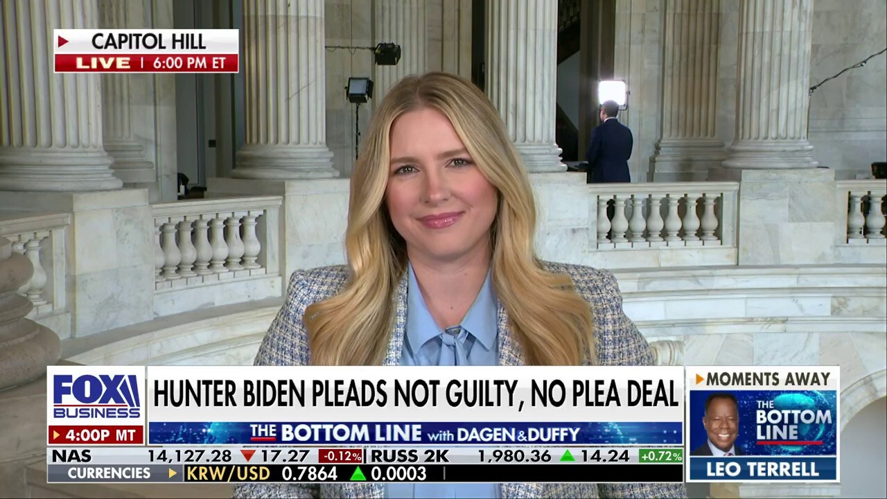 Fox News correspondent Hillary Vaughn joins ‘The Bottom Line’ to report on what Democrats are saying about the Biden family in the wake of Hunter’s shocking decision to plead not guilty.