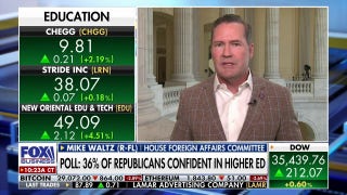 US higher education system 'way exceeds inflation': Rep. Michael Waltz - Fox Business Video