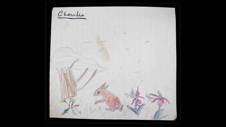 childhood sketch by King Charles
