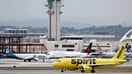 A Spirit Airlines plane taxis at Los Angeles International Airport on June 1, 2023, in Los Angeles, California.