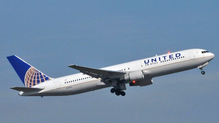 A Boeing 767 belonging to United Airlines takes off from Charles de Gaulle Airport in Paris, France on September 13, 2014.